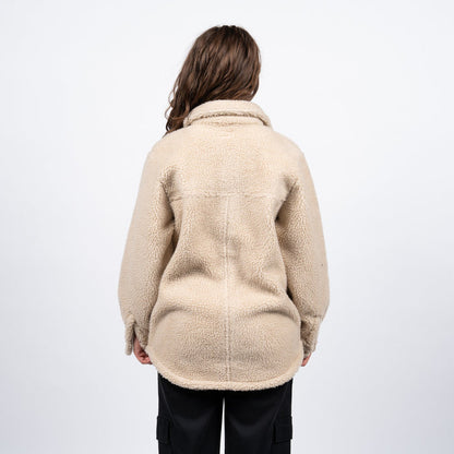 Sherpa Buttons Reef Women White Beige