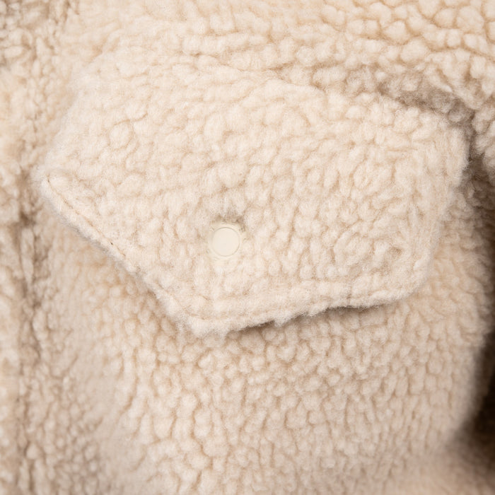 Sherpa Buttons Reef Women White Beige