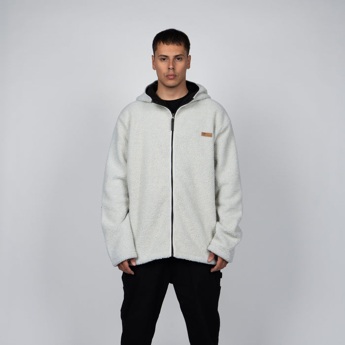 Sherpa Reef Men Full Zipper Beige