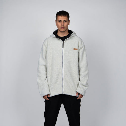 Sherpa Reef Men Full Zipper Beige