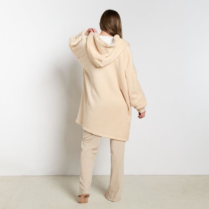 Sherpa Zip Up Hoodie Blanket, Adults 🇬🇧