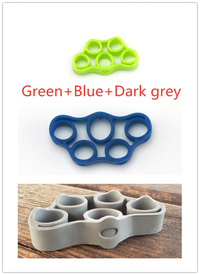 Silicone Finger Trainer Hand Gripper Resistance Bands Fitness 🇨🇳