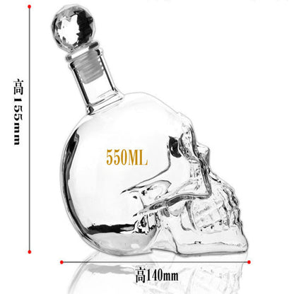 Skull Wine Bottle Vodka Bottle Creative 350ML 550ML 1000ML 🇨🇳