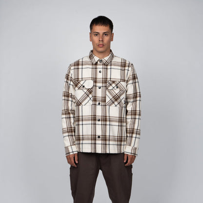 Sobrecamisa Reef Men Beige Brown