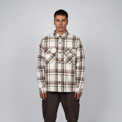 Sobrecamisa Reef Men Beige Brown