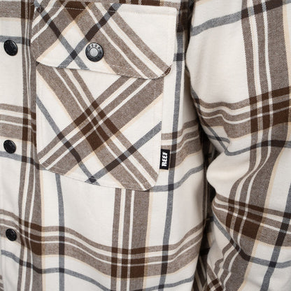 Sobrecamisa Reef Men Beige Brown