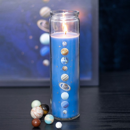 Solar System Cedar Tube Candle 🇬🇧