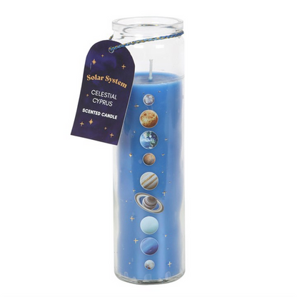 Solar System Cedar Tube Candle 🇬🇧