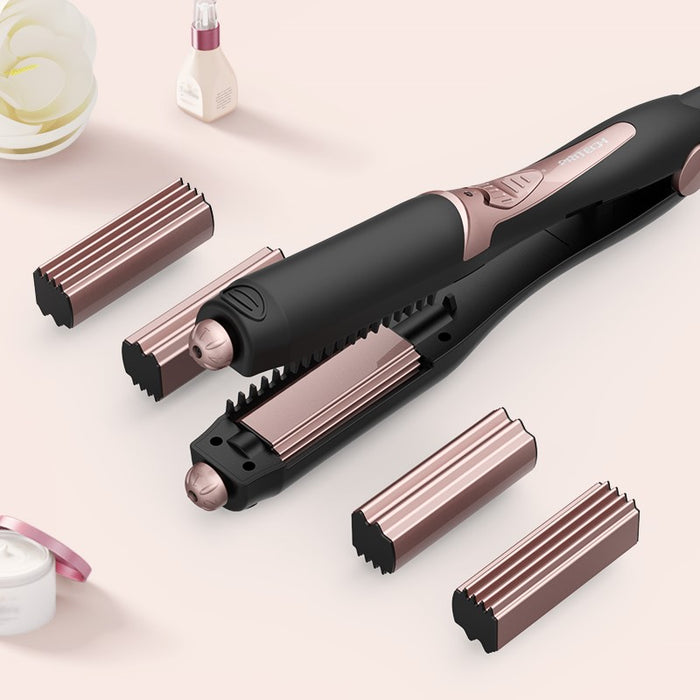 Splint electric curling rod pad hair root hair straightener 🇨🇳