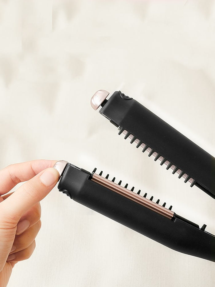 Splint electric curling rod pad hair root hair straightener 🇨🇳