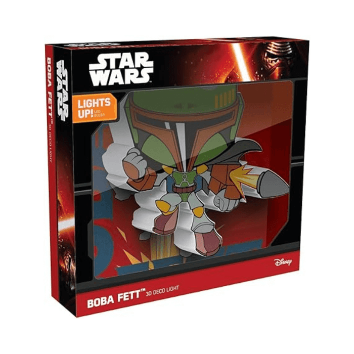 Star Wars Boba Fett 3D Deco LED Wall Light 🇬🇧
