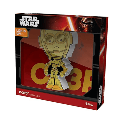 Star Wars C-3PO 3D Deco LED Wall Light 🇬🇧