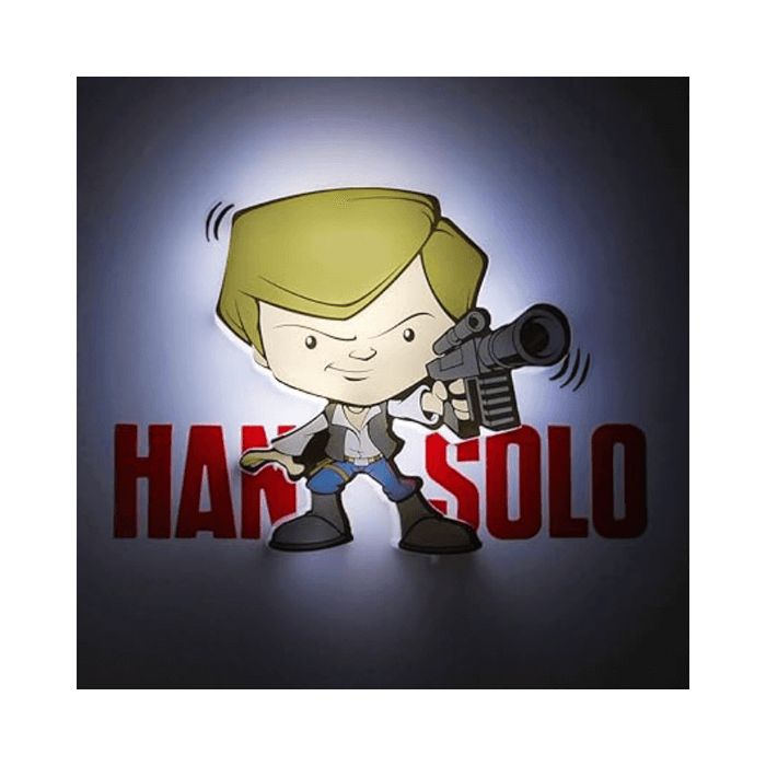 Star Wars Han Solo 3D Deco LED Wall Light 🇬🇧