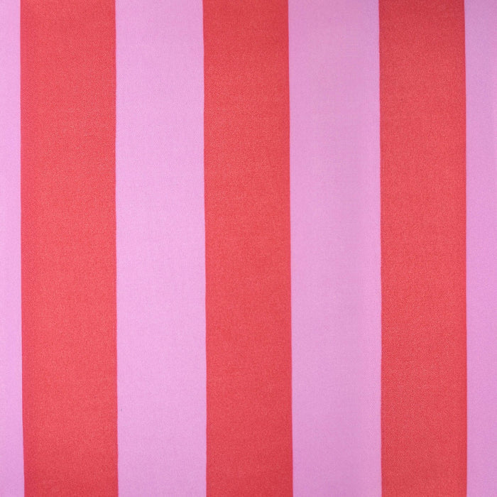 Stripe Frill Duvet Cover Set, Pink/Red 🇬🇧