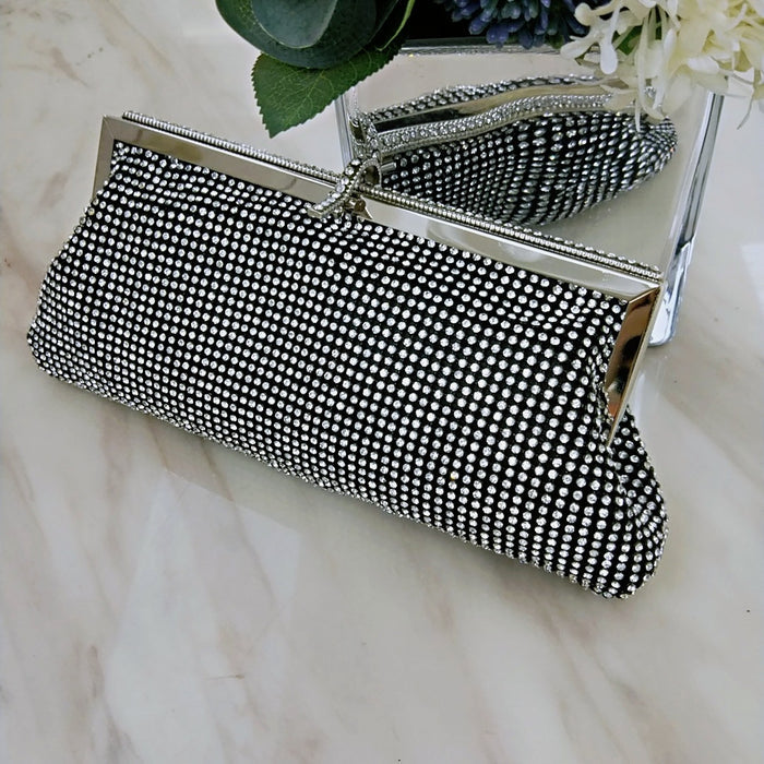 Super Dinner Pack Rhinester Female Bag Clutch Chain 🇨🇳