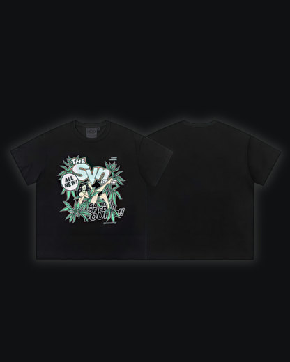 S / Jungle cover girl Black/Green