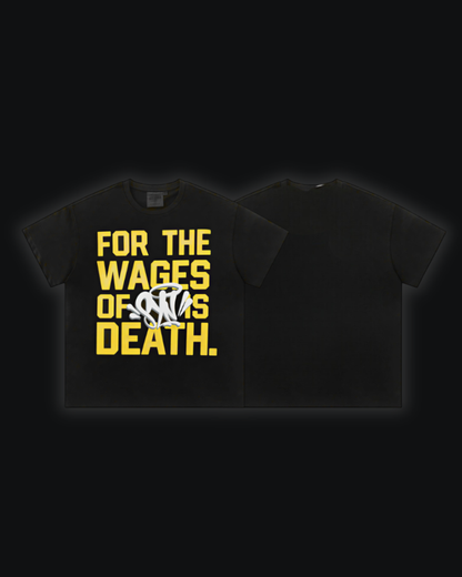 S / "Wages Of Death" Black/Yellow