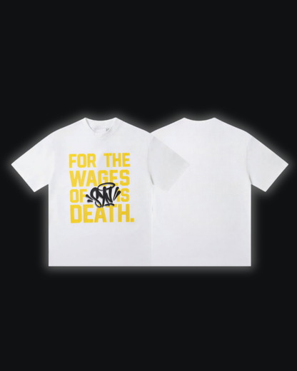 S / "Wages Of Death" White/Yellow