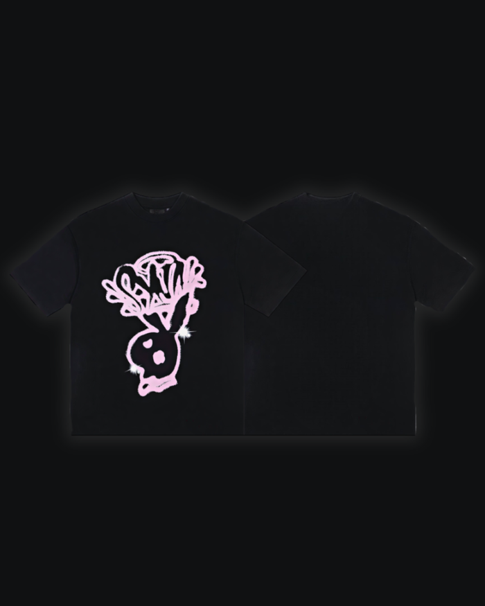 S / Playboy Rabbit Black/Pink