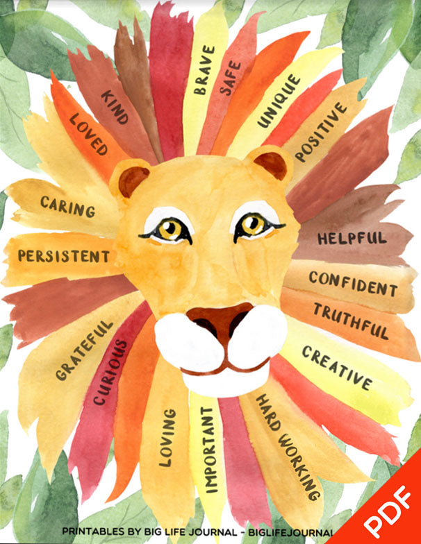 The Confidence of a Lion Poster (PDF)
