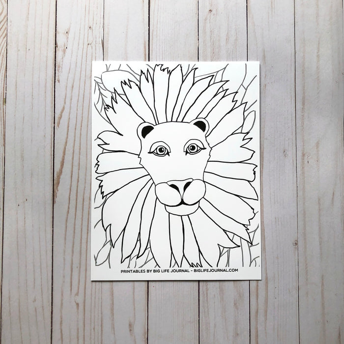 The Confidence of a Lion Poster (PDF)