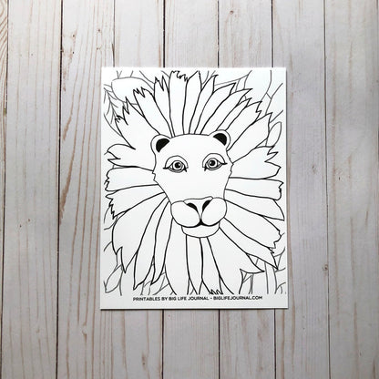The Confidence of a Lion Poster (PDF)