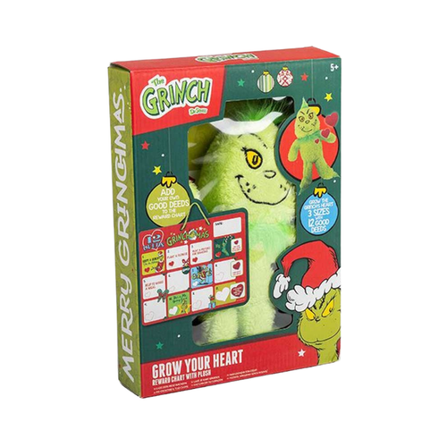 The Grinch Grow Your Heart Plush Reward Chart 🇬🇧