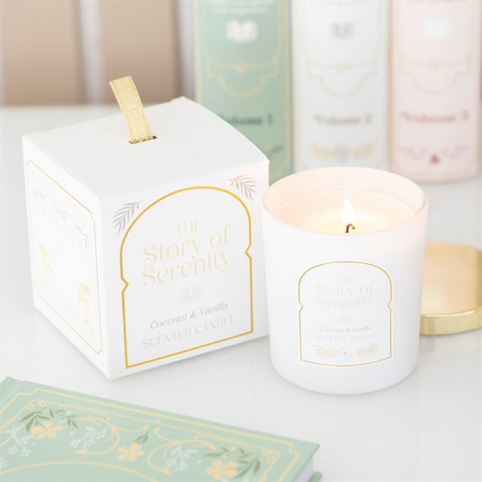 The Story of Serenity Coconut & Vanilla Candle 🇬🇧