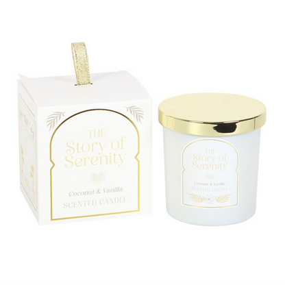 The Story of Serenity Coconut & Vanilla Candle 🇬🇧