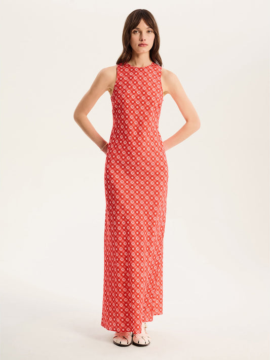 Torin Floral Gingham Dress