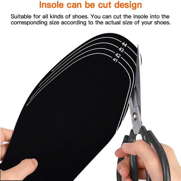 USB Heated Shoes Insoles Can Be Cut Winter Warm Heating Insoles Pad Feet For Boots Sneaker Shoes 🇨🇳