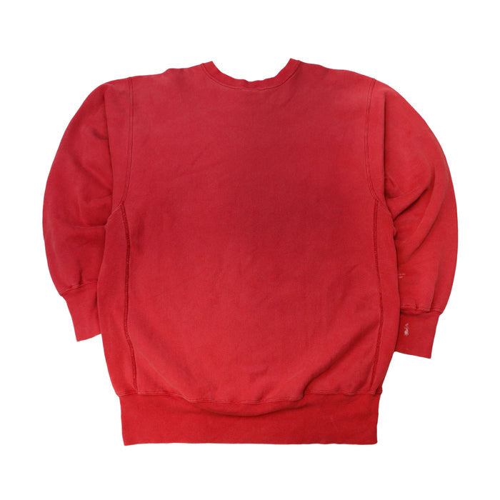 Vintage Champion Reverse Weave Red Sweatshirt Size XXL