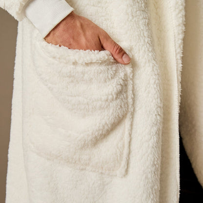 Waterfall Teddy Fleece Long Length Cardigan 🇬🇧