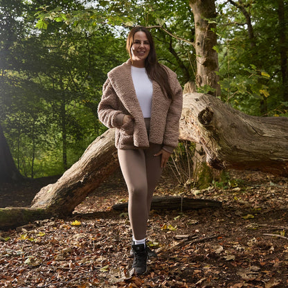 Waterfall Teddy Fleece Shorter Length Cardigan 🇬🇧