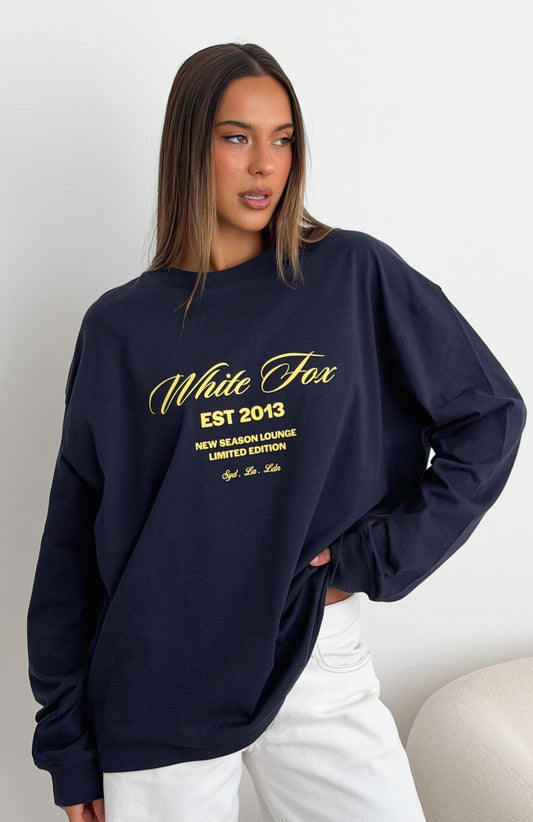 Closer To You Long Sleeve Tee Navy