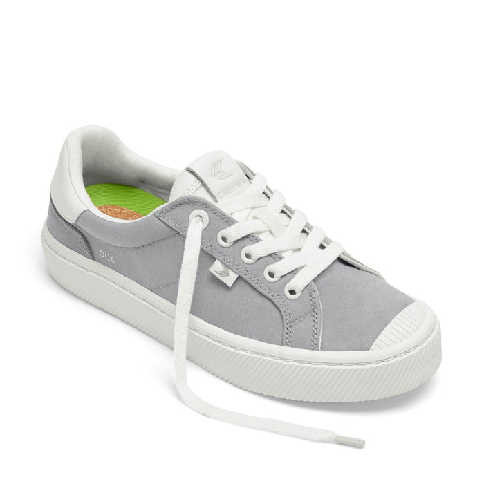 Zapatilla Cariuma Unisex OCA Nylon Suede Light Grey