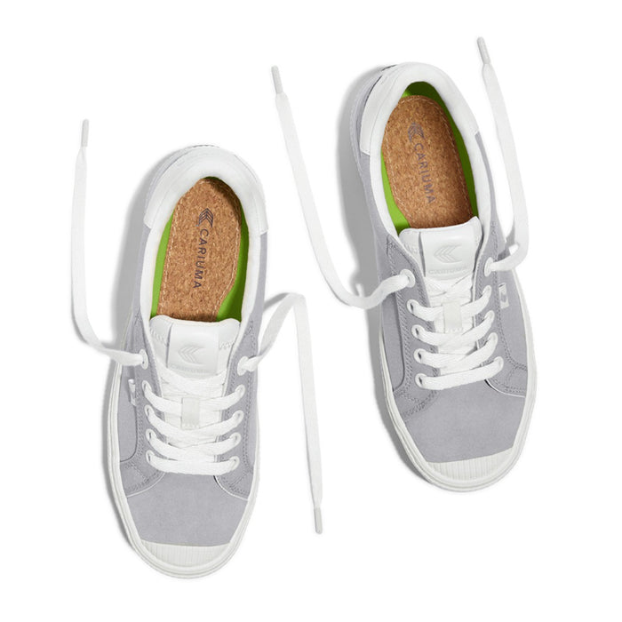 Zapatilla Cariuma Unisex OCA Nylon Suede Light Grey
