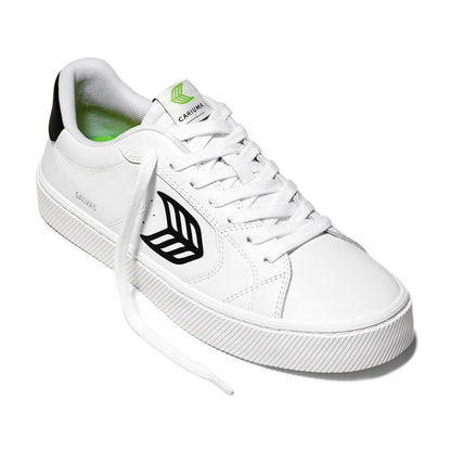 Zapatilla Cariuma Unisex SALVAS Leather White Black