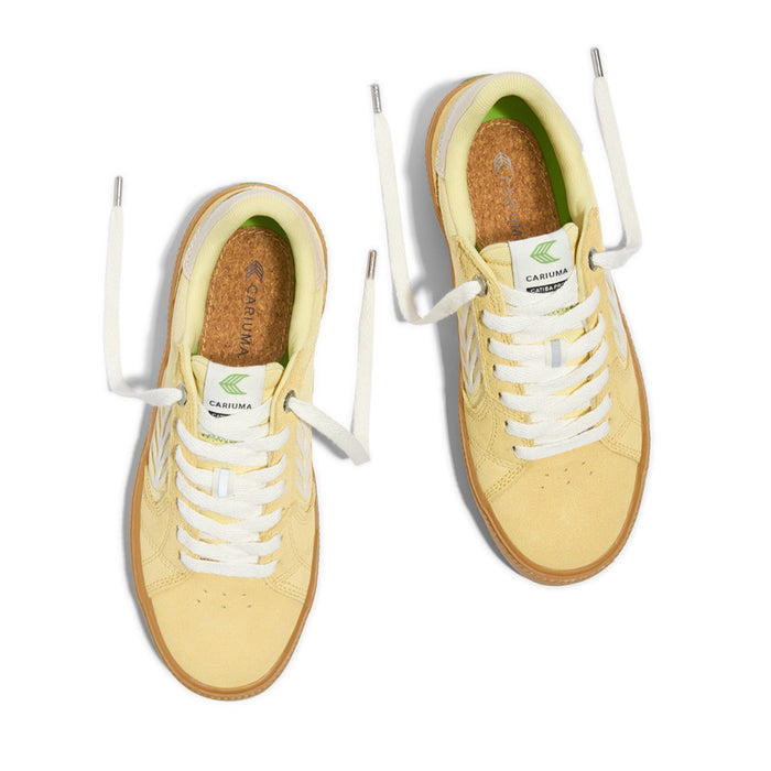 Zapatilla Cariuma Women CATIBA PRO 2.0 Suede Citrus Yellow