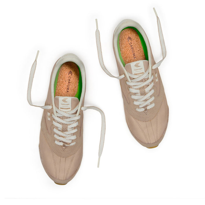 Zapatilla Cariuma Women SUTAI Nylon Suede Gum Desert Taupe
